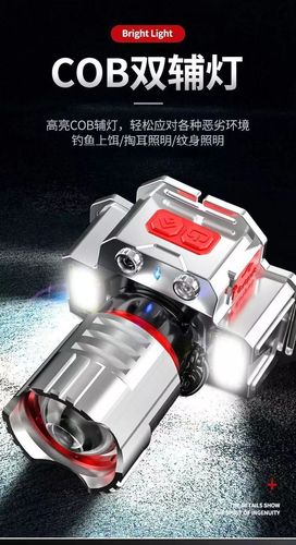 Cross-border p50 strong light induction headlamp head-mounted ultra-long endurance work miner's lamp outdoor charging treasure fishing lamp