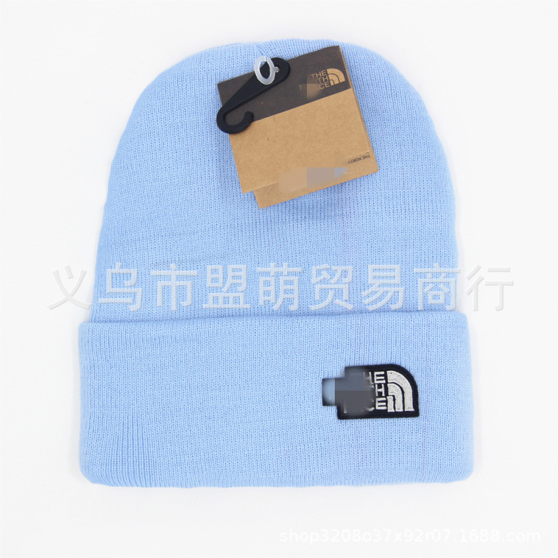 现货批发刺绣加厚腈纶针织帽毛线帽跨境潮牌冷帽卷边保暖滑雪帽子|undefined