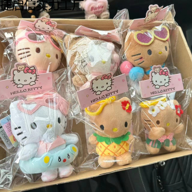 水泳リング黒革ハローキティペンダントかわいいスクールバッグバッグ人形人形小物ぬいぐるみガールフレンド用|undefined