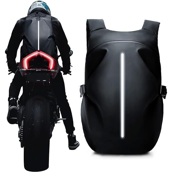 Casco de motocicleta mochila para montar bolsas deportivas de baloncesto reflectoras a prueba de agua mochila transfronteriza de gran capacidad