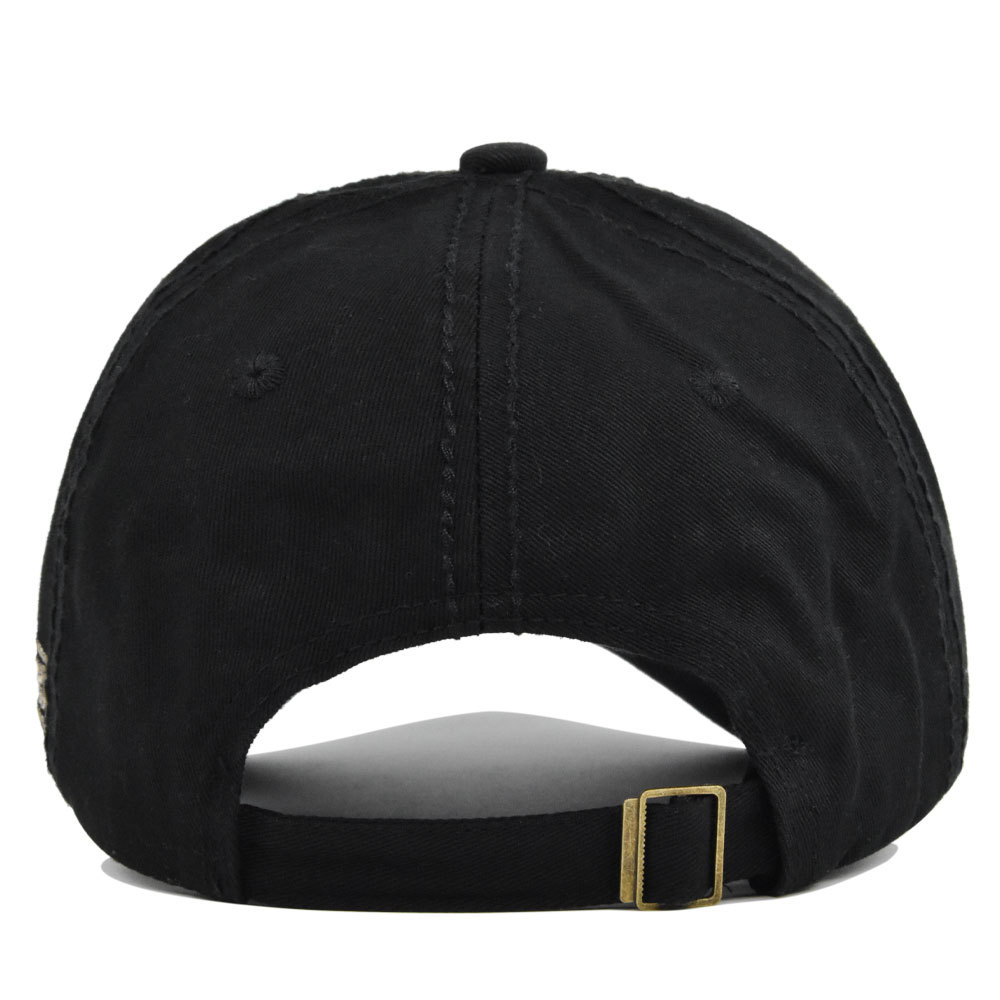 Baseballmütze mit 3D-Stickerei und Entenzunge, New York Washed, für Herren und Damen_voghion.com