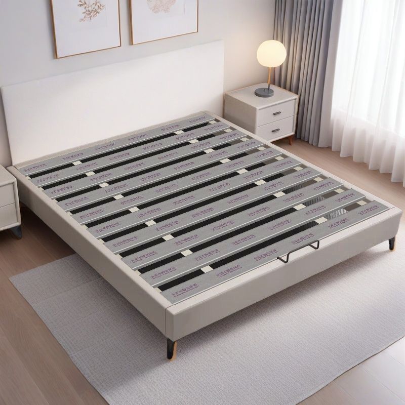 Customizable Headboard-Less 1.5m Leather Art Bed for Hotel, Guesthouse, Small Room with 1.8m Row Frame Tatami