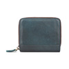 Card holder, capacious shoulder bag, cards for driver's license with zipper, wallet, genuine leather, anti-theft