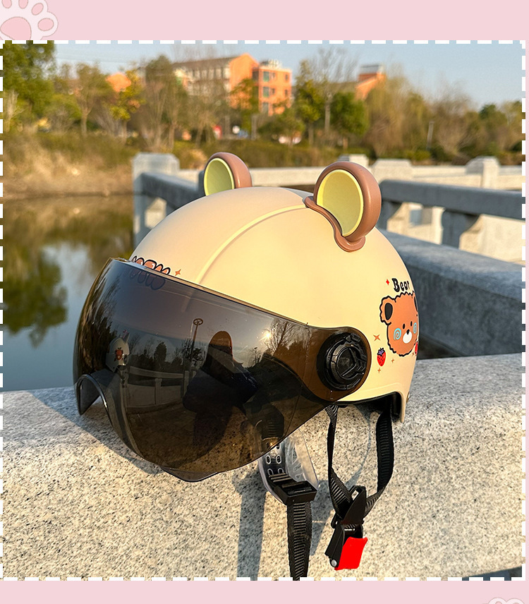 Helmet Decoration Cat Ears Motorcycle Electric Car Decoration