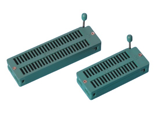 2.54锁紧双列测试座/镀锡 镀金40