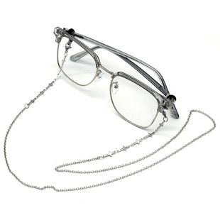 Cross-border simple European and American small cross glasses chain European and American masks portable hanging neck chain men and women same style 75CM hanging chain
