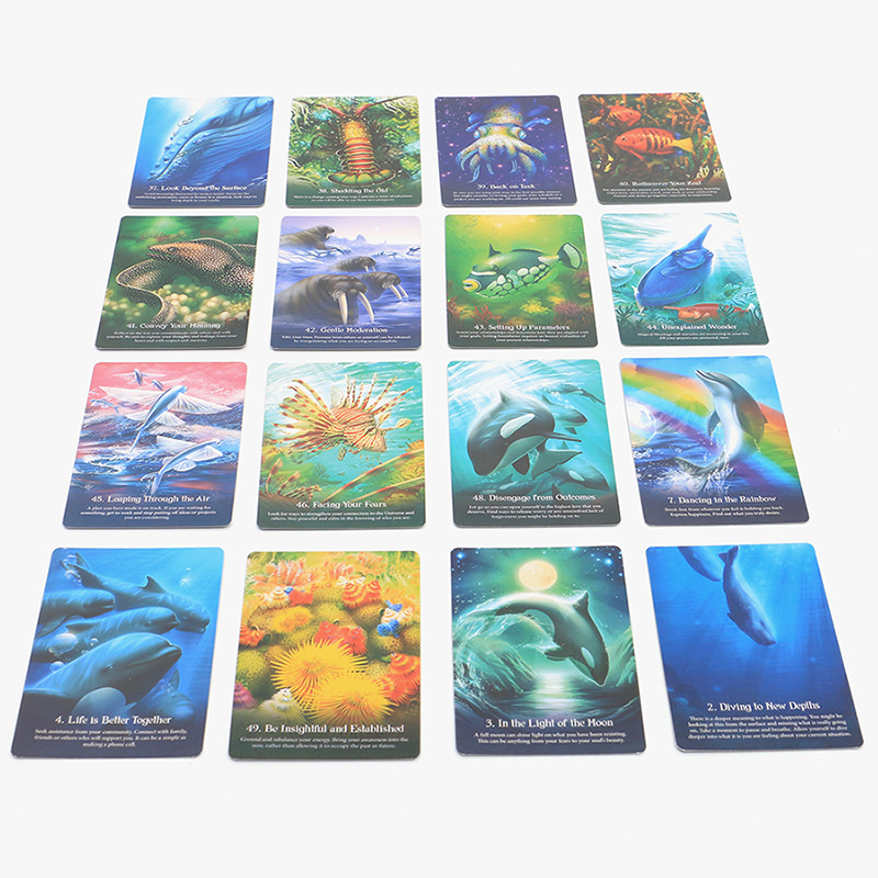 Ocean Voice Oracle Cards Tarot Deck For Party Games_voghion.com