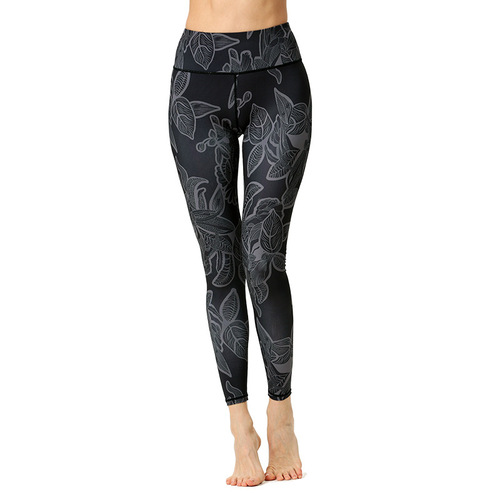 New European and American Digital Printing Yoga Pants for Women, Outdoor Fitness Sports Tights, Tight Dance Pants, Direct Manufacturer Wholesale