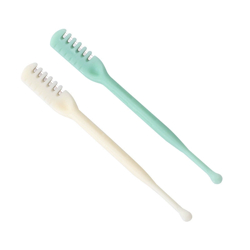 Многофункциональный триммер для носа и ушей с двойной насадкой, портативный инструмент для чистки, скребок для волос, расческа для бровей