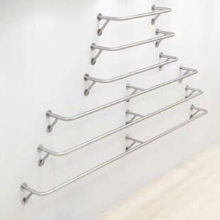 Women's shelf wall-mounted display rack wall red hanging clothes silver net clothing clothing clothing store hanger wall-mounted display