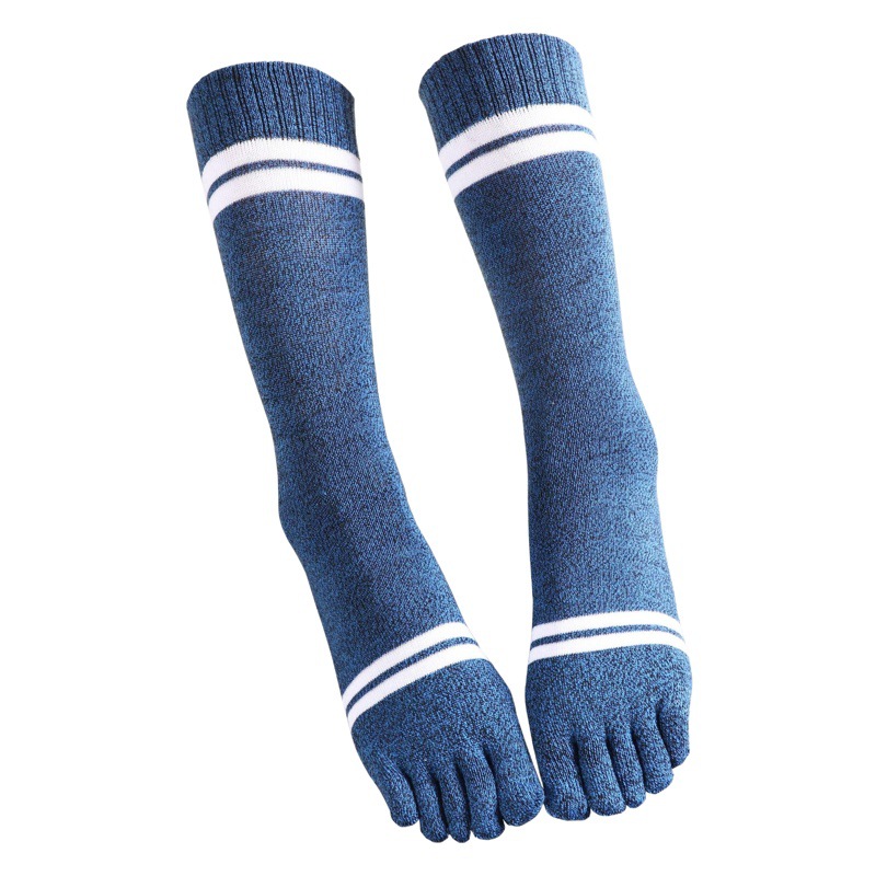 Calcetines de cinco dedos de las mujeres de otoño e invierno de dos barras de cinco pies calcetines de algodón engrosados calcetines de dedo Calcetines deportivos de mujer calcetines de moda