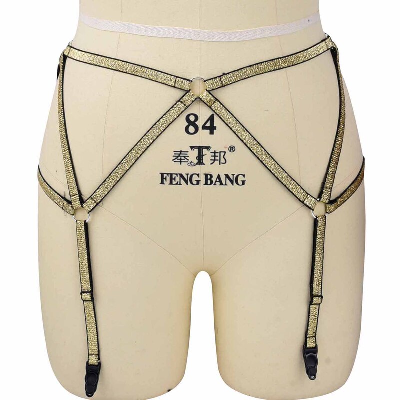Zhuru Clothing Cross-Border Supply Summer Hot-Selling Sexy Hollow-Out Strap Restraint Erotic Garter L0028