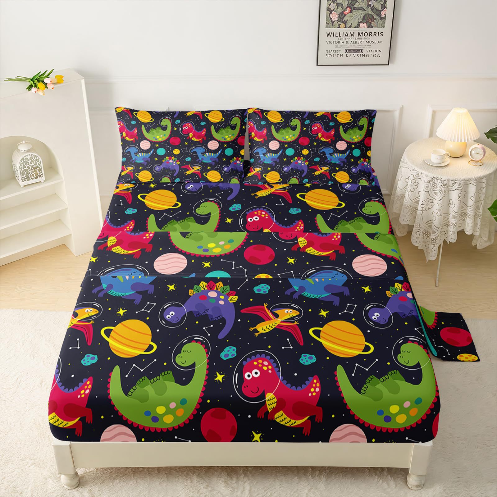 cartoon space dinosaur