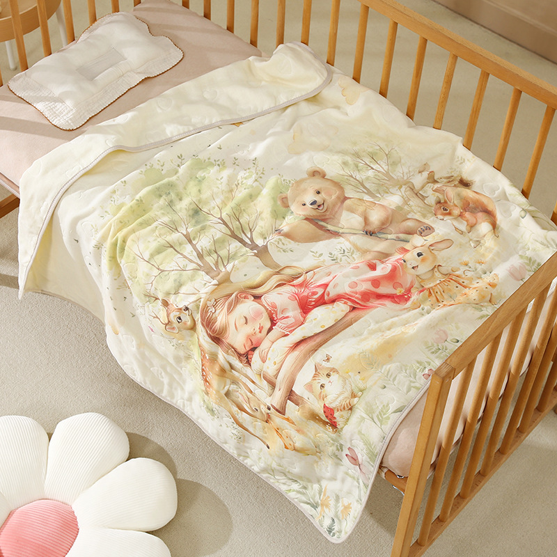 ガーゼバスタオル 幼児用A級6層 新生児用純綿ベビーブランケット カバータオル 子供用バスタオル 純綿子供用ブランケット|undefined