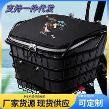 一件代發電動車筐內膽掛物包前車籃收納掛袋電瓶車置物內簍箱批發
