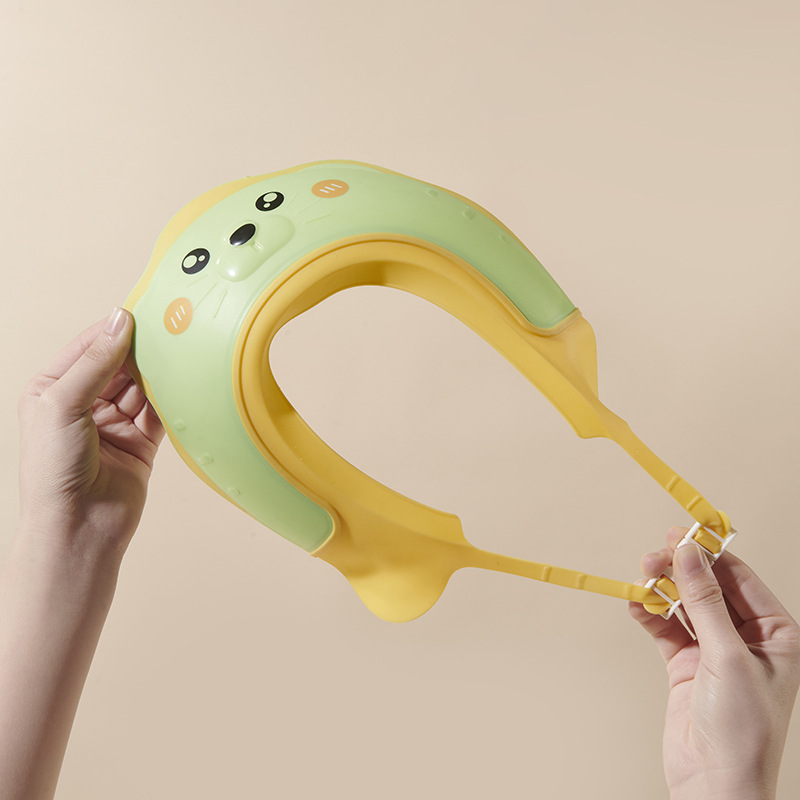 Sombrero de retención de agua para niños, gorro de ducha impermeable, artefacto de champú para bebés, lavado de cabello para niños, gorro de champú para baño