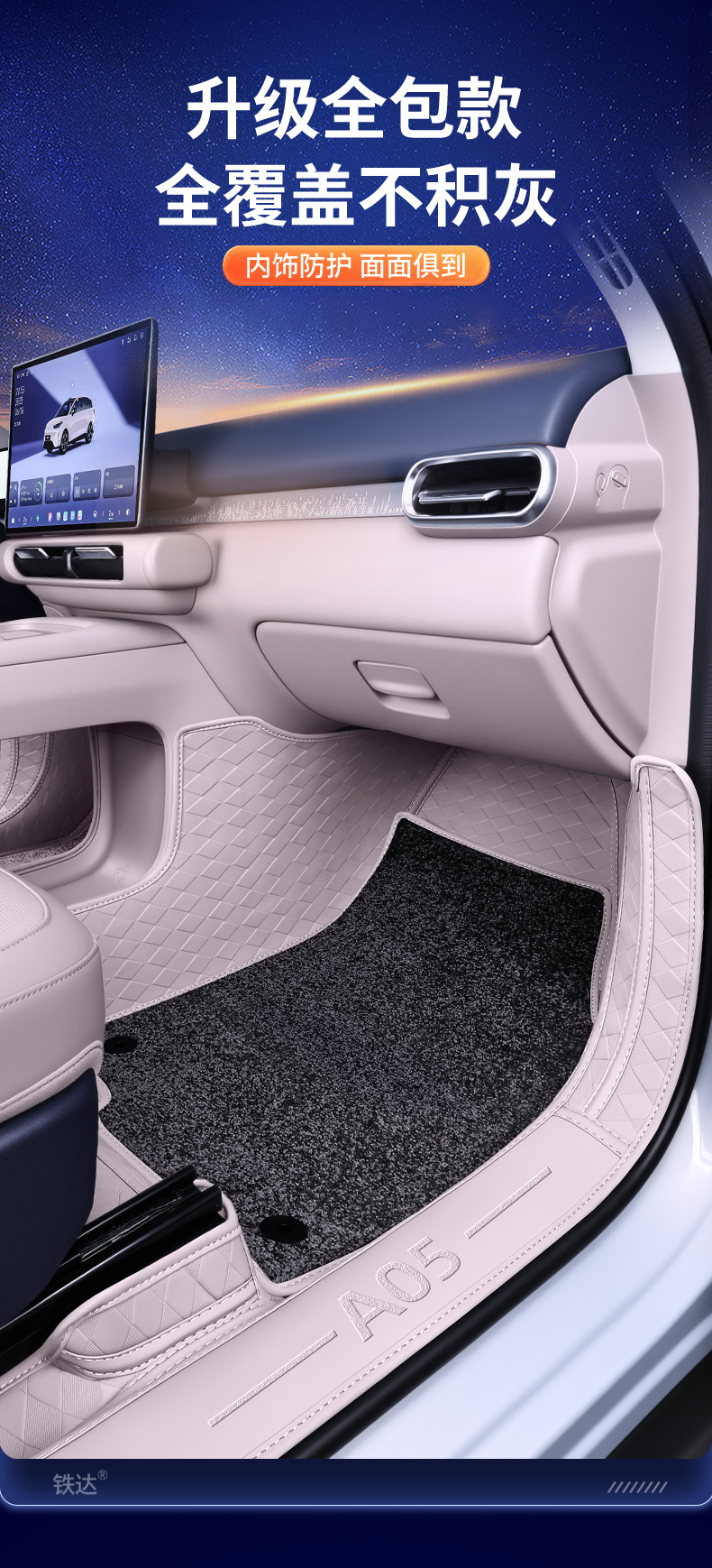 Suitable for 26 models of Leapmotor A05, specially designed for modification of interior carpet and car floor mats