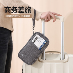クロスボーダーカチオンパスポートバッグ、複数のカードスロット、多機能登録書類、出張、旅行用ポータブルウォレットカードバッグ