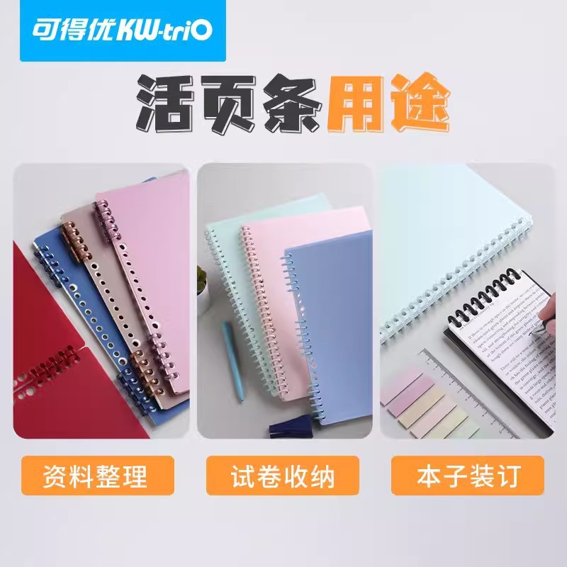可得优 Plastic ring, hole puncher, tear-off sheet, DIY 2