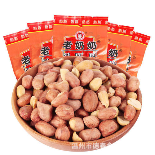 Grandma's peanuts Anhui Anqing specialty 102g bagged nuts peanuts snacks for snacks and roasted seeds and nuts