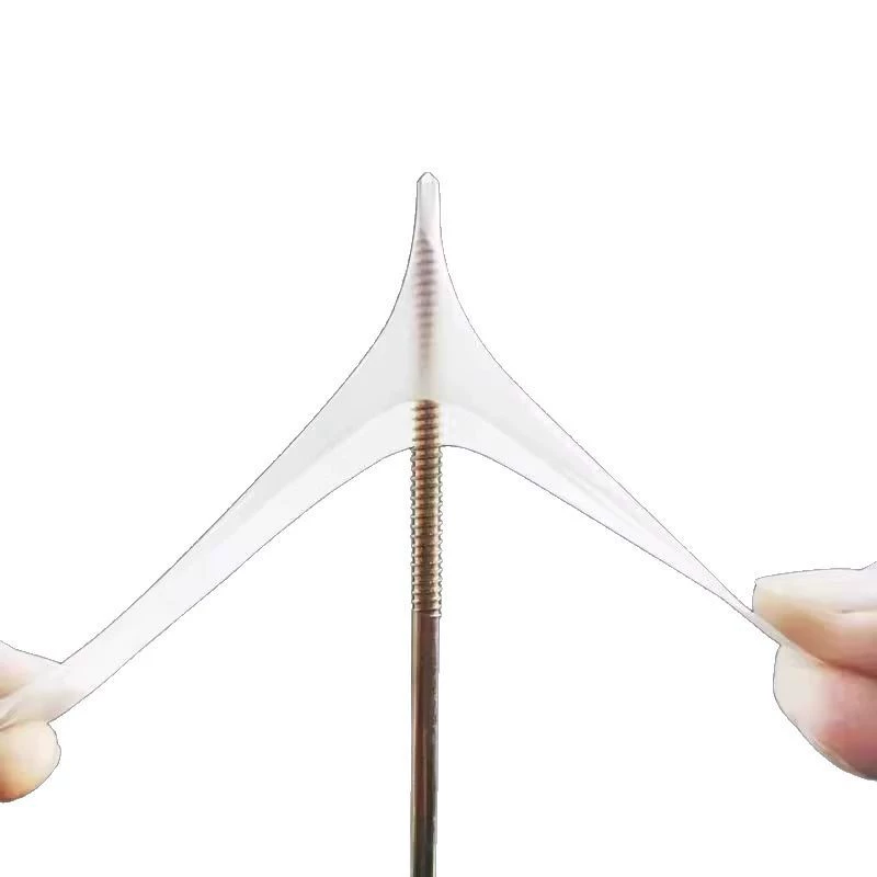 Transparent ultra thin matte non-slip gloves dust-free handmade for manicure