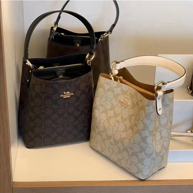 Hong Kong Authentic 2025 New Trendy Luxury Versatile Commuting Genuine Leather Bucket Bag Crossbody Shoulder Bag Handbag for Women Hong Kong Authentic 2025 New Trendy Luxury Versatile Commuting Genuine Leather Bucket Bag Crossbody Shoulder Bag Handbag for Women