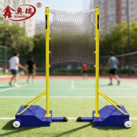 球柱、球架;羽毛球网;田径用品