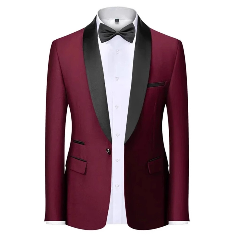 Slim fit blazer heren colbert voor bruiloft en optreden_voghion.com