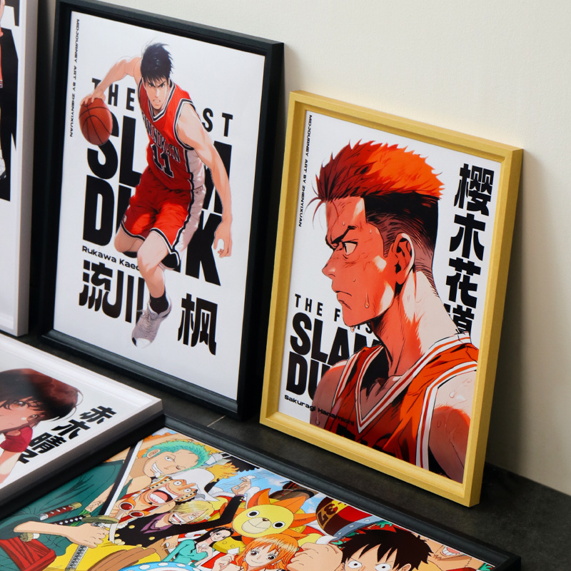 Simple wooden picture frame large size mounted a3 4K 24 inch 50x 70 Photo Studio poster frame solid wood photo frame wall