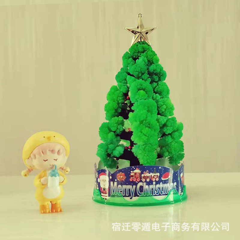 Árbol de papel floración árbol de amor cristalización Árbol mágico árbol de Navidad juguete Regalo de Cumpleaños de los niños juguete creativo