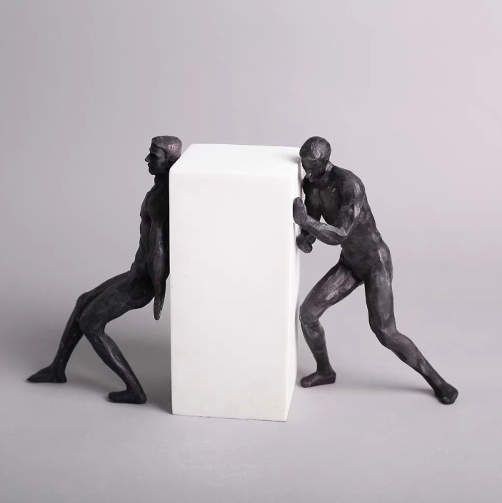 Liquidación Modern Simple Resina Artesanía Escultura Sala de estar Sala de estudio Entrada Hotel Club Habitación modelo Accesorios para el hogar