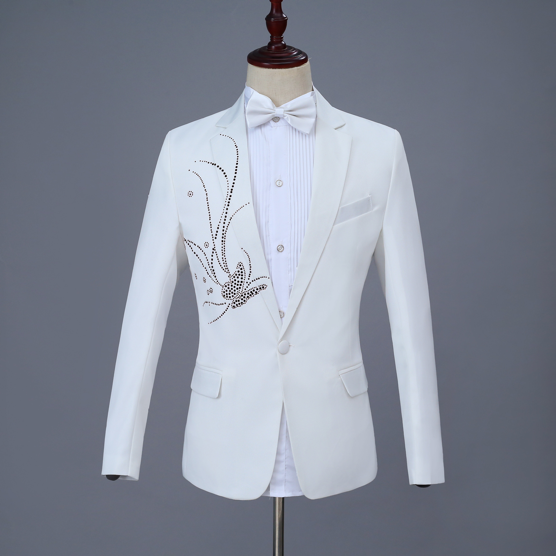 화이트 블랙 다이아몬드 (싱글 자켓 + 보타이)