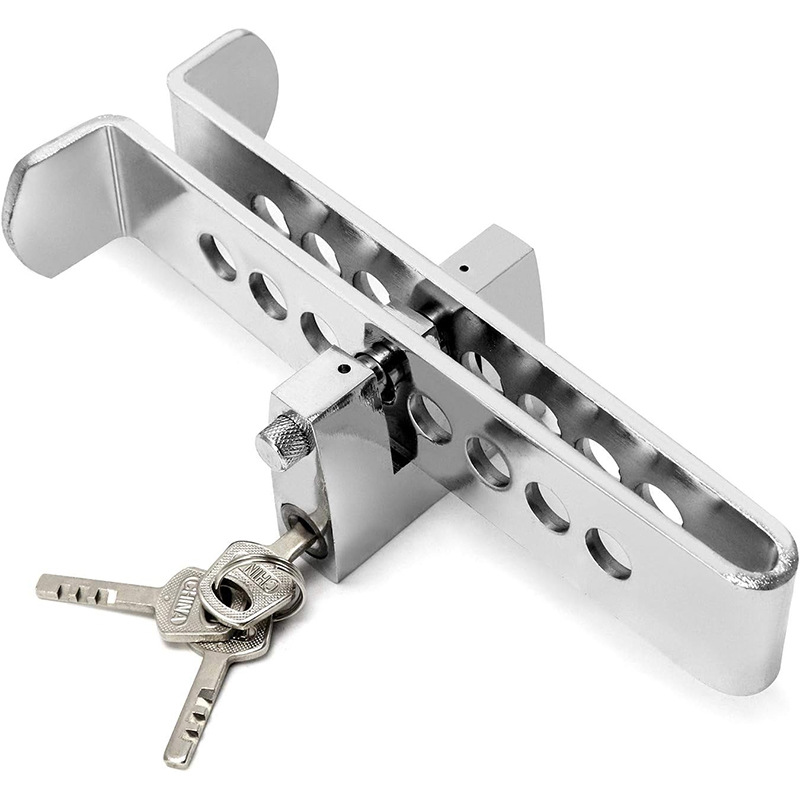 Qìchē Car Anti-theft Lock Stainless Steel Brake Throttle Pedal Lock (Car lock) - car-pedal-anti-theft-lock