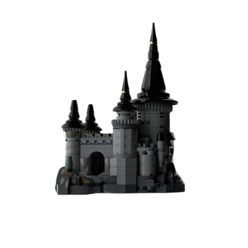 Magic Castle Educational Building Block Model For Children_voghion.com