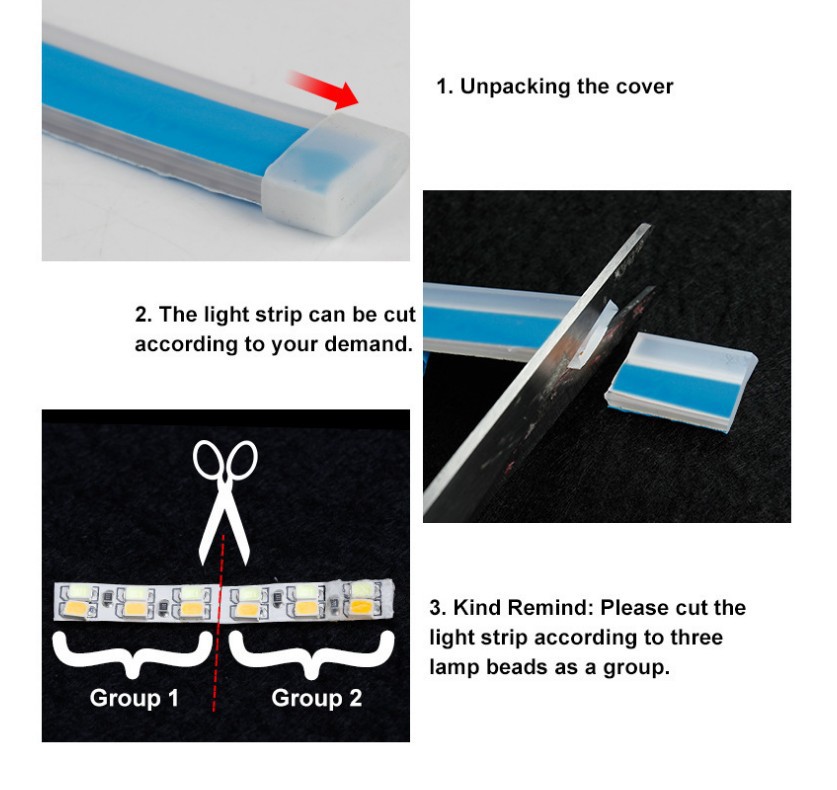 New daytime running lamp ultra-thin light guide strip 30 45 60cm two-color streamer lamp car decorative lamp white yellow turn signal lamp