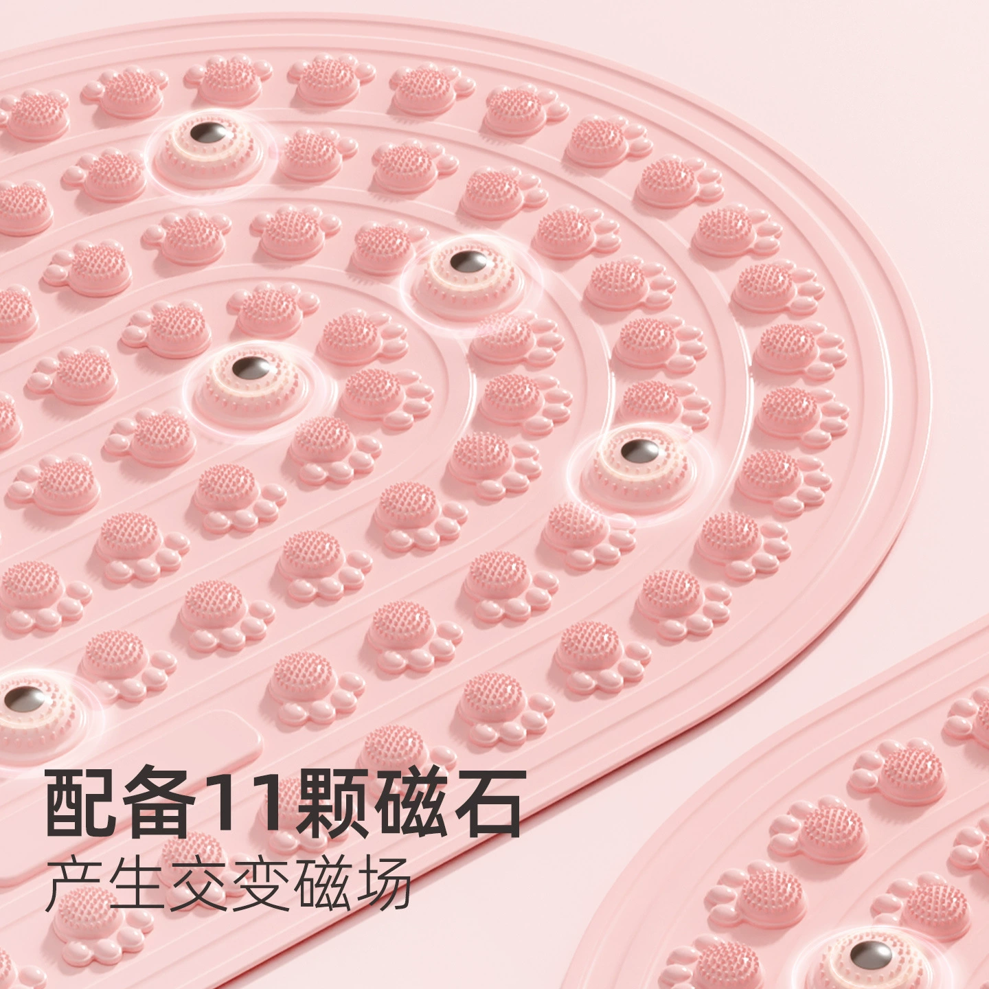 Soft acupressure board foot massage adult fitness acupressure board large size enlarged thickening jogging soft rubber finger yoga