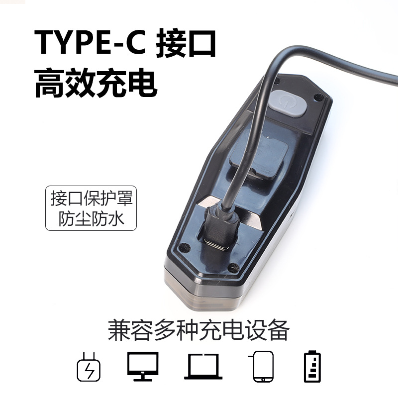 Transfronterizos dirección freno inducción lámpara de bicicleta impermeable control remoto carga luz trasera de advertencia brillante al por mayor en stock