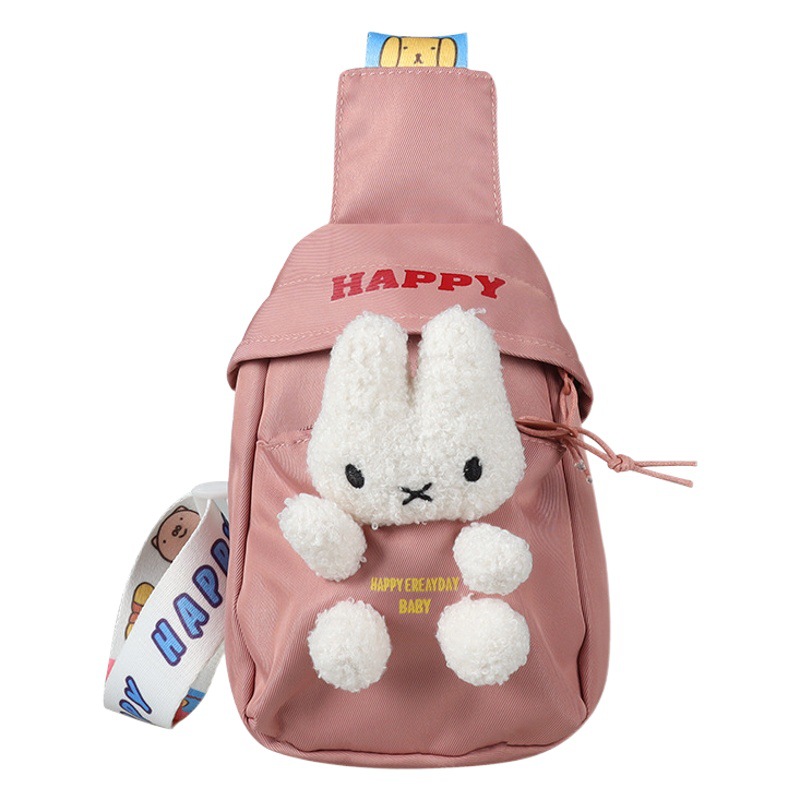 Autumn and Winter new children's bag rabbit pendant mini backpack cute girl's large capacity chest bag large quantity free shipping