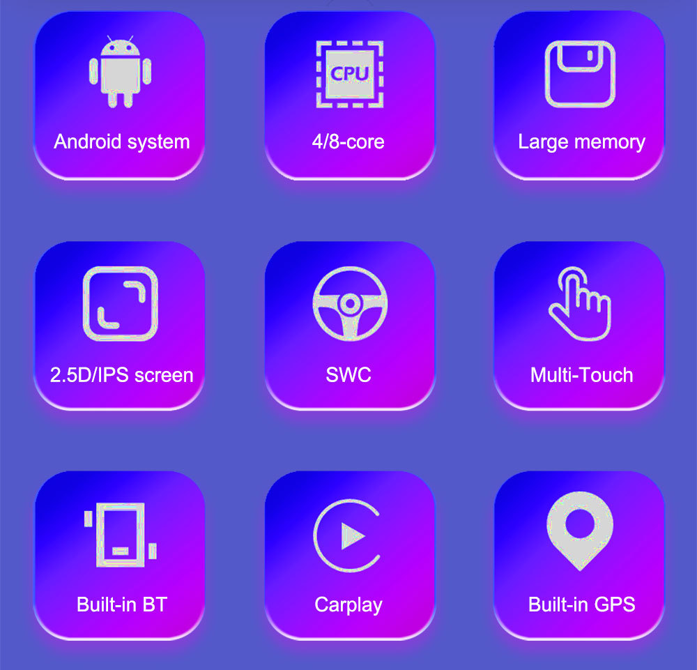 Suitable for 7inch Audi A4 Android Car Navigator Gpsmp5 Bluetooth Navigation All-In-One Carplay
