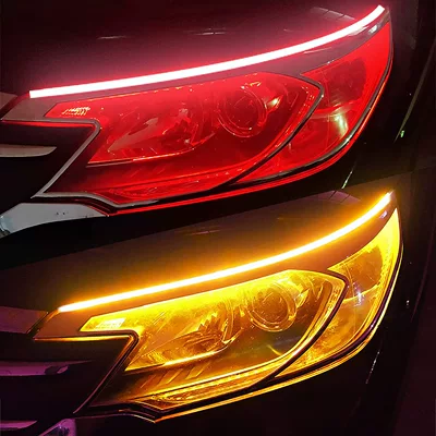 with Ambient Lighting, Gündüz işıqları - 30cm-red-light-to-yellow-light-2-piecesbag