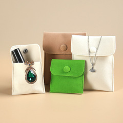 Jewelry pouch, necklace money purse, snap-fastener bag, ring accessory earphone coin organizer bag, velvet gift bag