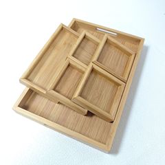 围炉煮茶点心盘茶奉托盘轻奢高档茶几茶盘围炉桌配件单层小型果盘