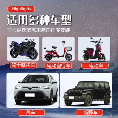 Motorcycle headlights, headlights | modified lens waterproof paving
