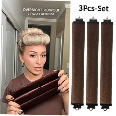 ヒートカーリングロッドヘッドバンドレイジーヘアカーラーヒートヘアなし
