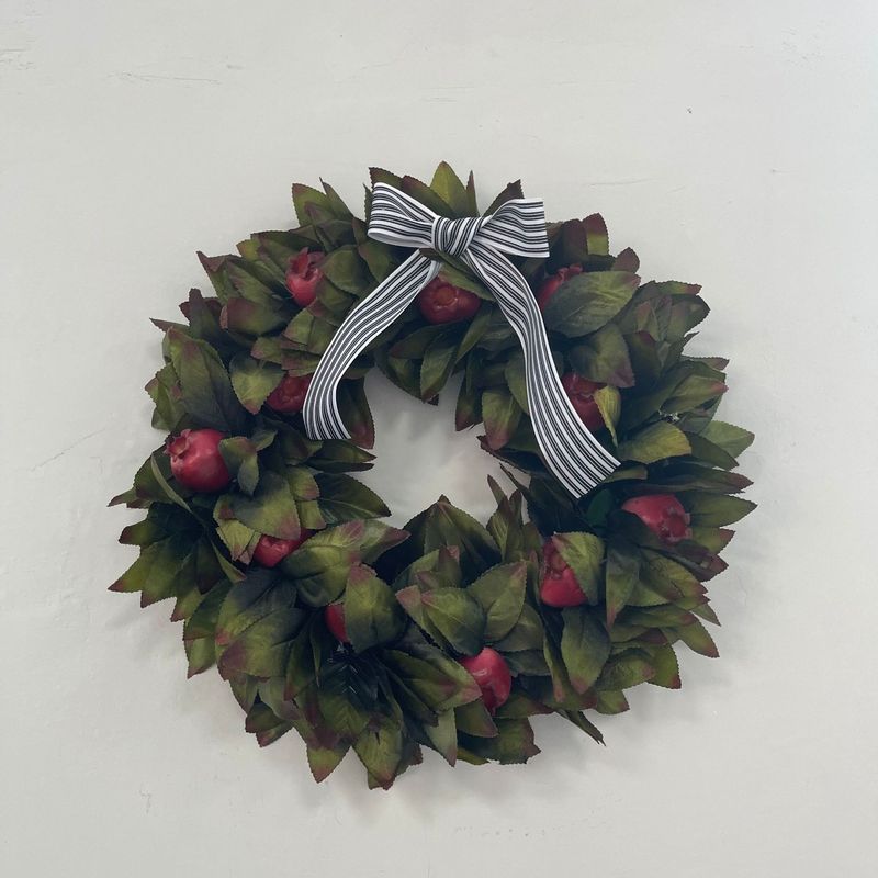 豪贝新作 独立型秋のザクロの花輪 FALL WREATH - POMEGRANATE WREATH|undefined