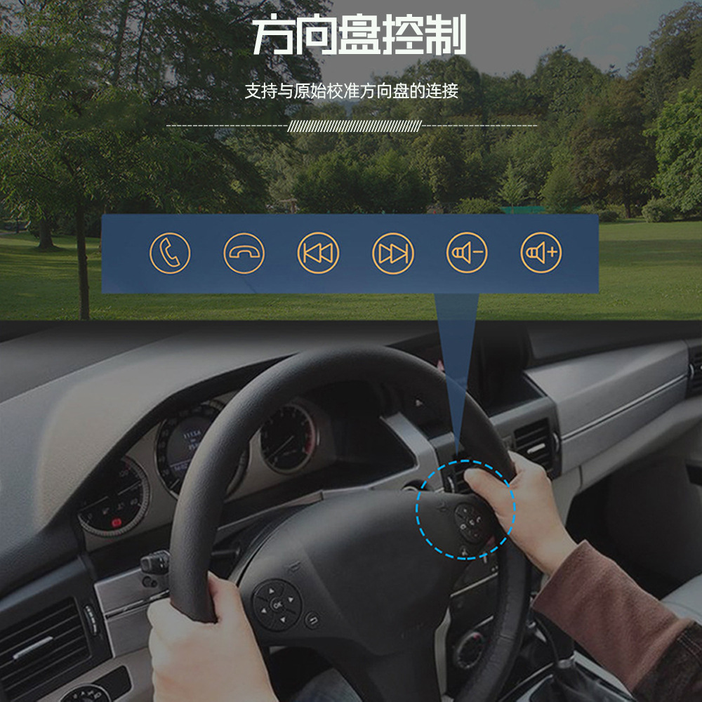 7inch Single-Cylinder Manual Retractable Screen Car Bluetooth Mp4 Player Fm Radio Reversing Priority 12V Dropshipping