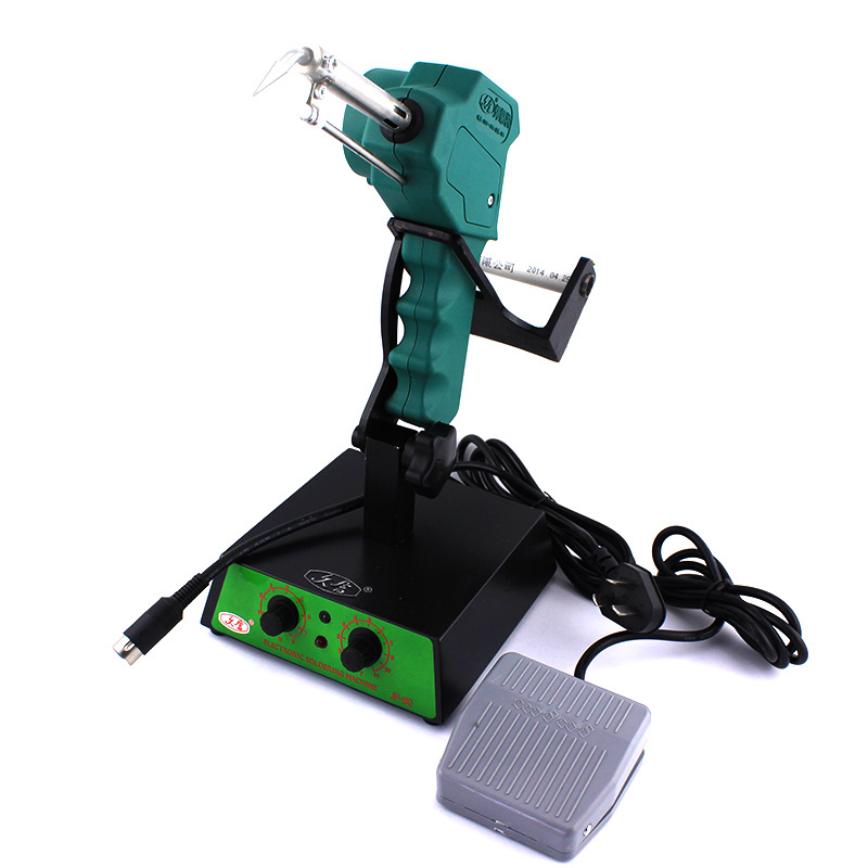 JF-90焊台脚踩焊锡电烙铁 80W 点焊机焊锡机 可调恒温锡机