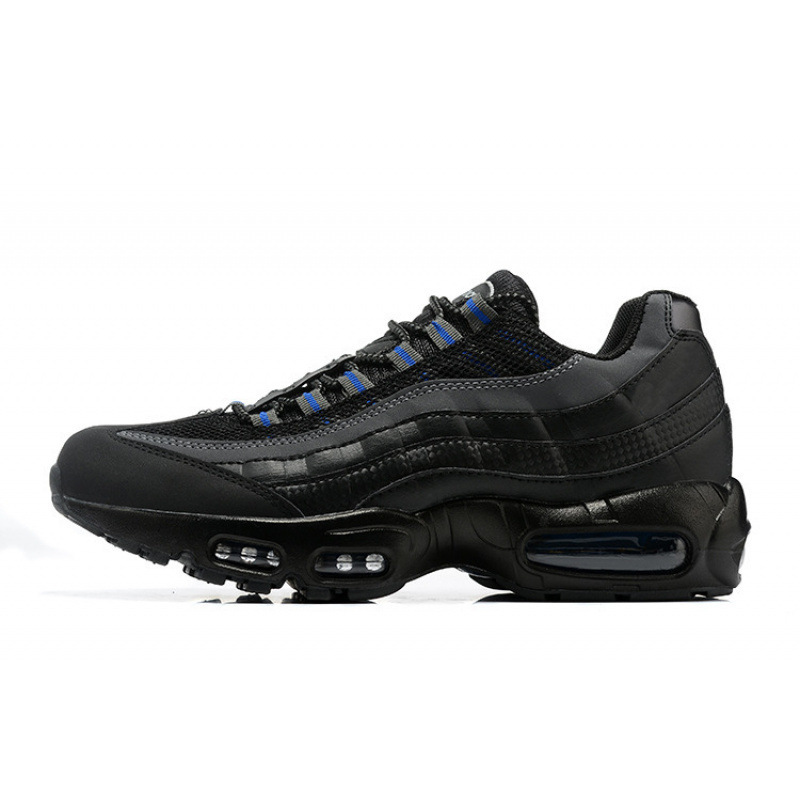 ヨーロッパステーション MAX 95 エアクッションシューズ反射衝撃吸収ロートップランニングメンズシューズピュアブラックサムライ高さ増加クロスボーダー外国貿易靴|undefined