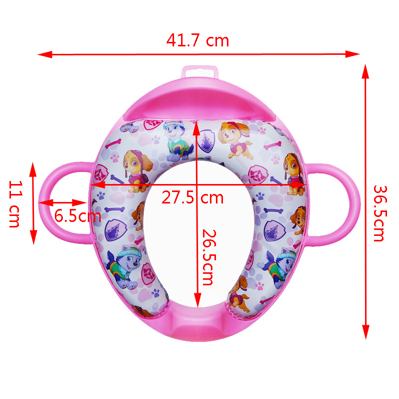 义贝加大儿童坐便器 幼儿马桶圈坐便圈带手柄儿童马桶垫 儿童马桶详情2