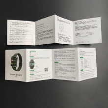 儿童电话手表说明书 蓝牙手环运动计步心率血压说明书 说明书定制